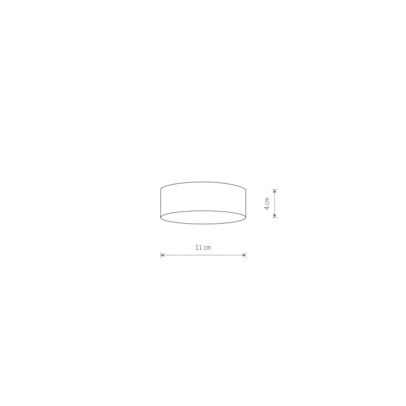 Plafoniera Lid Round Led 15W 10415 Nowodvorski LED, Negru, Polonia