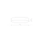 Plafoniera Lid Round Led 50W 10418 Nowodvorski LED, Negru, Polonia