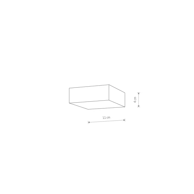 Plafoniera Lid Square Led 15W 10420 Nowodvorski LED, Alb, Polonia