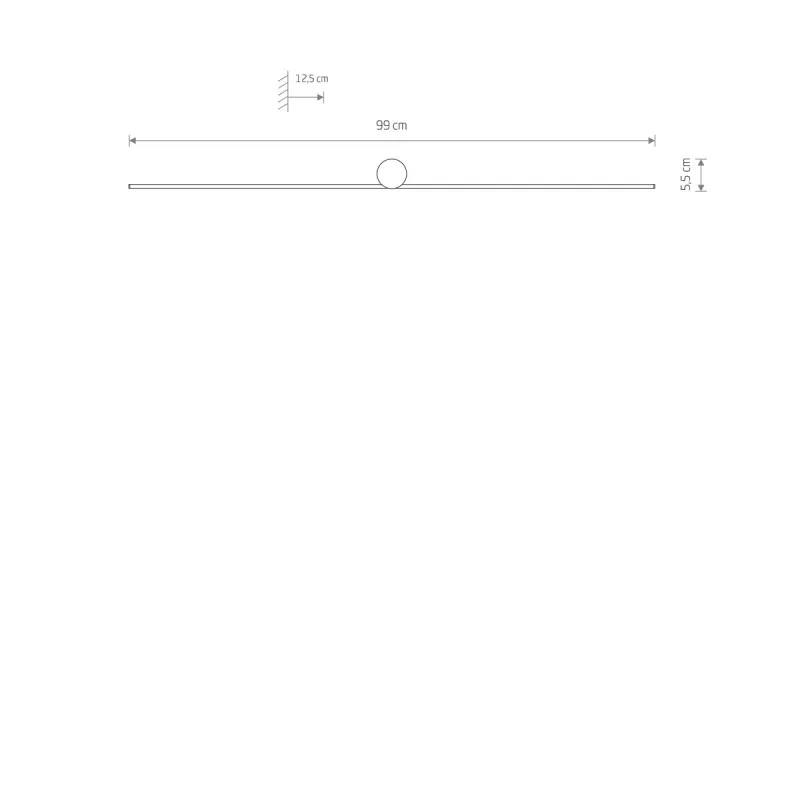 Aplica Backlight Spin Led M 10621 Nowodvorski LED, Negru, Polonia