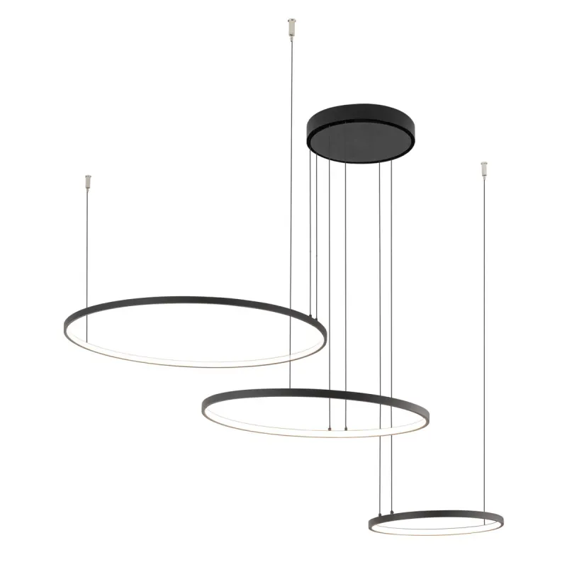 Suspensie Circolo Led 10817 Nowodvorski LED, Negru, Polonia