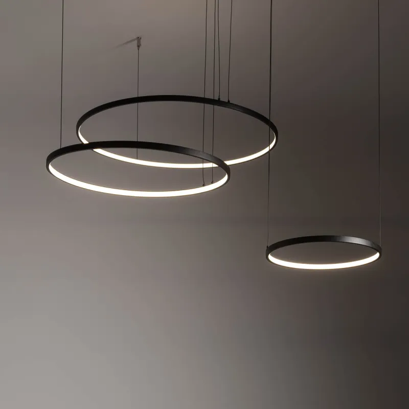 Suspensie Circolo Led 10817 Nowodvorski LED, Negru, Polonia