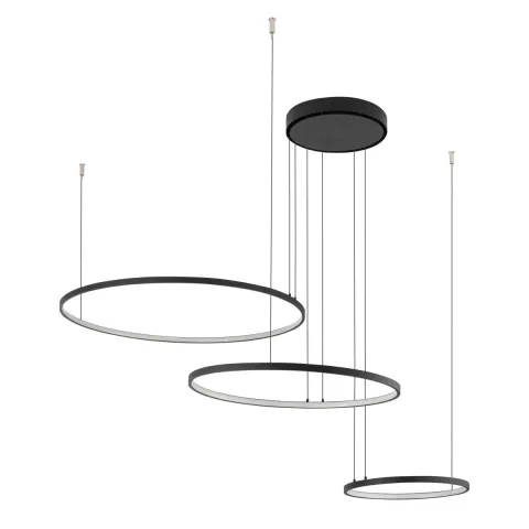 Suspensie Circolo Led 10867 Nowodvorski LED, Negru, Polonia