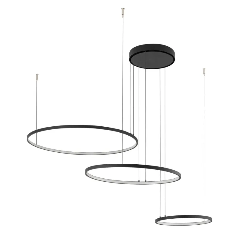 Suspensie Circolo Led 10867 Nowodvorski LED, Negru, Polonia