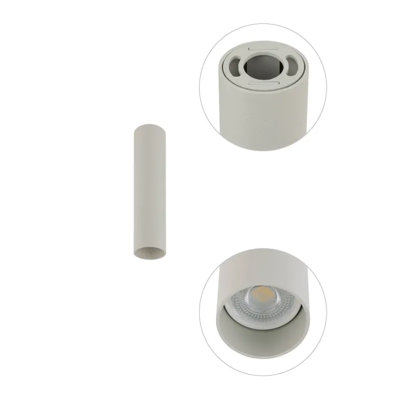 Spot Aplicat Fourty S 10883 Nowodvorski GU10, Gri, Polonia