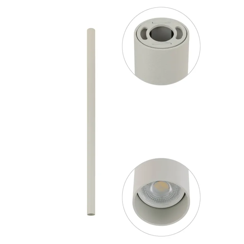 Reflector Fourty L 10895 Nowodvorski GU10, Gri, Polonia