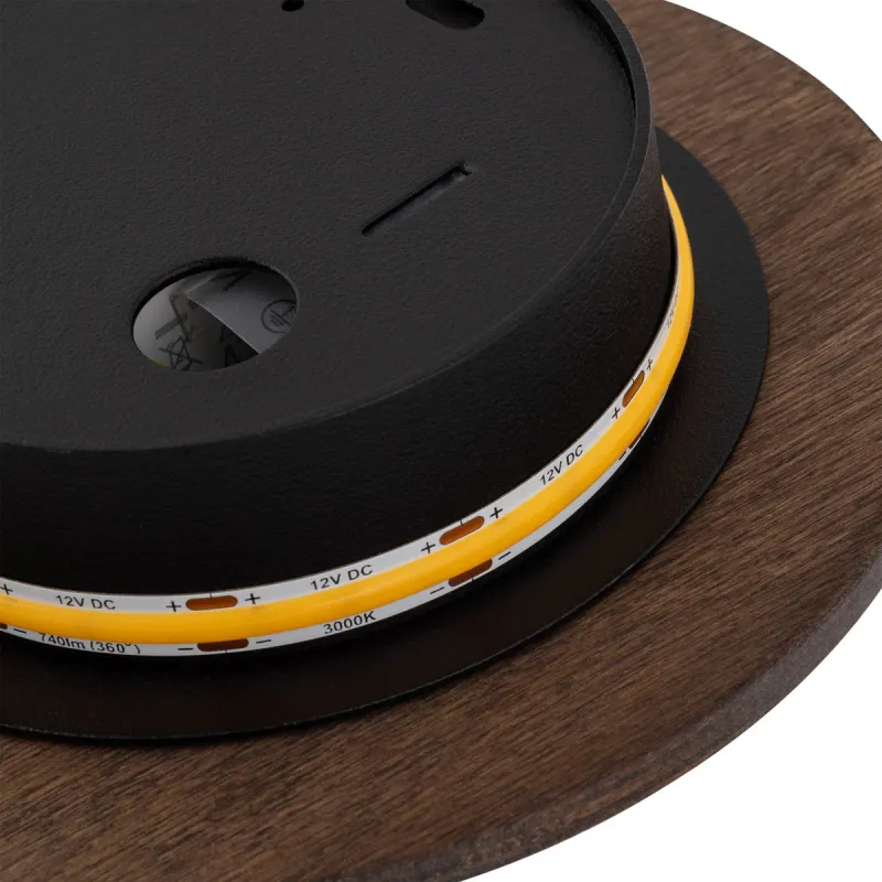 Aplica Ring Timber Led S 11288 Nowodvorski LED, Lemn, Polonia