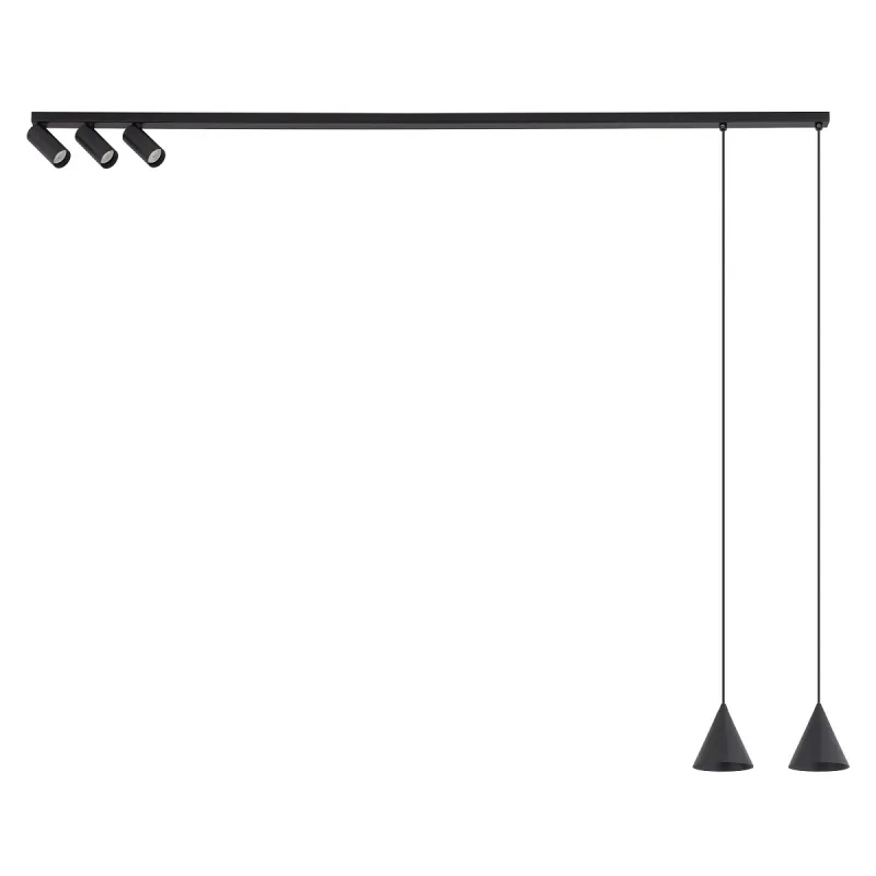Lustra 11448 Nowodvorski, Minimalist, Gu10, Negru