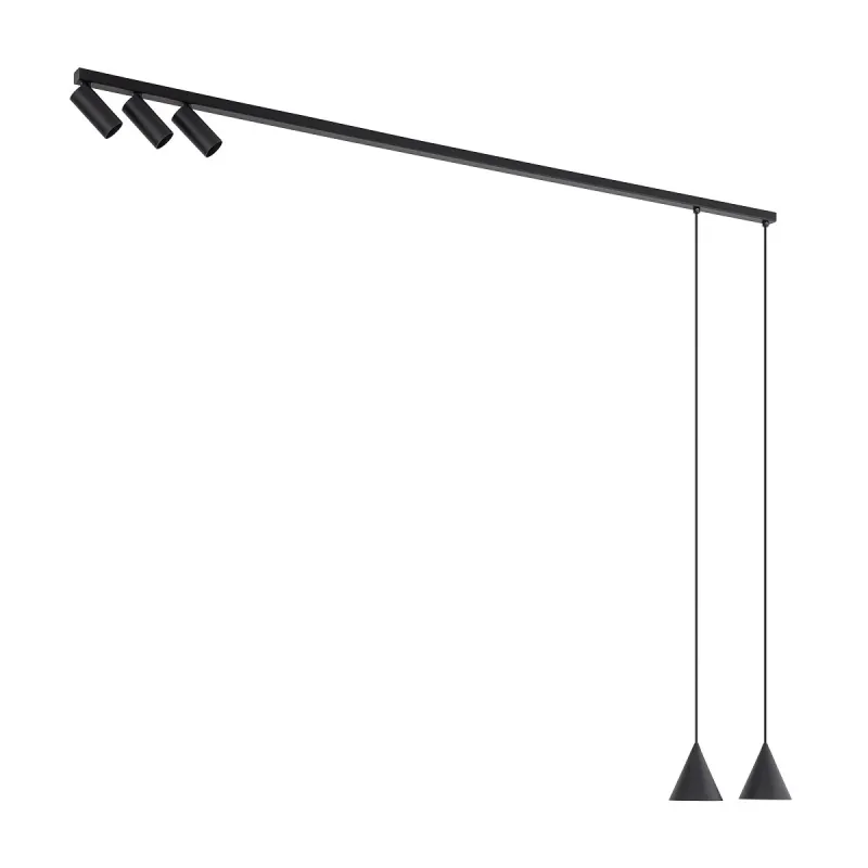 Lustra 11448 Nowodvorski, Minimalist, Gu10, Negru