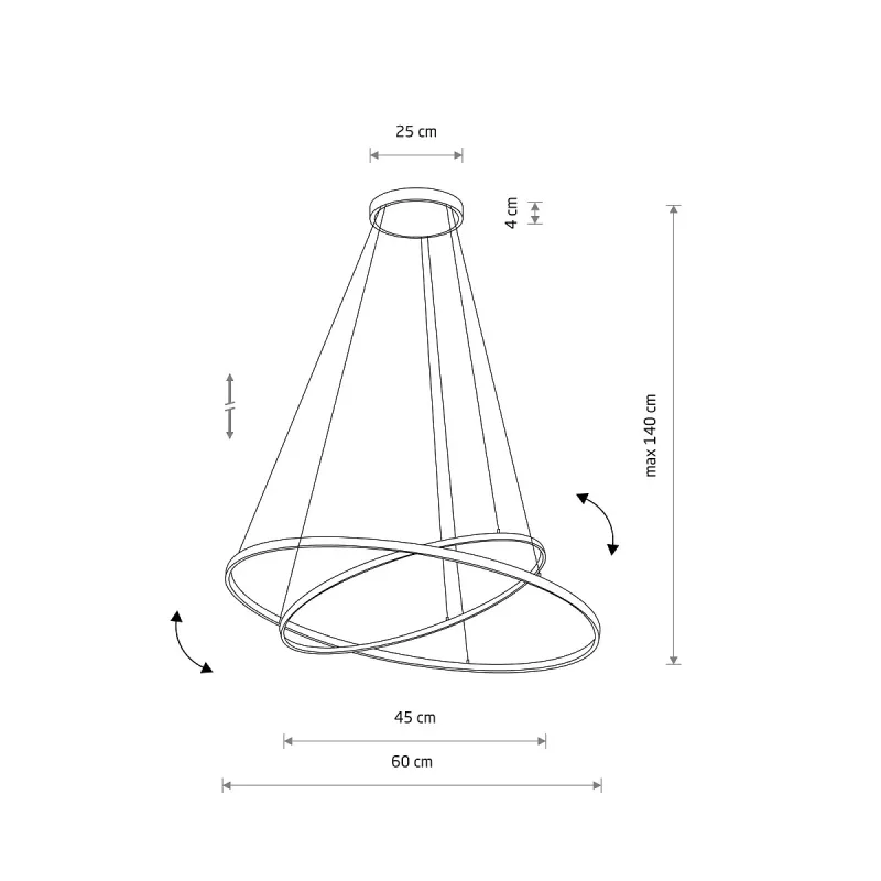 Lustra 11646 Nowodvorski, Minimalist, Led, Alb
