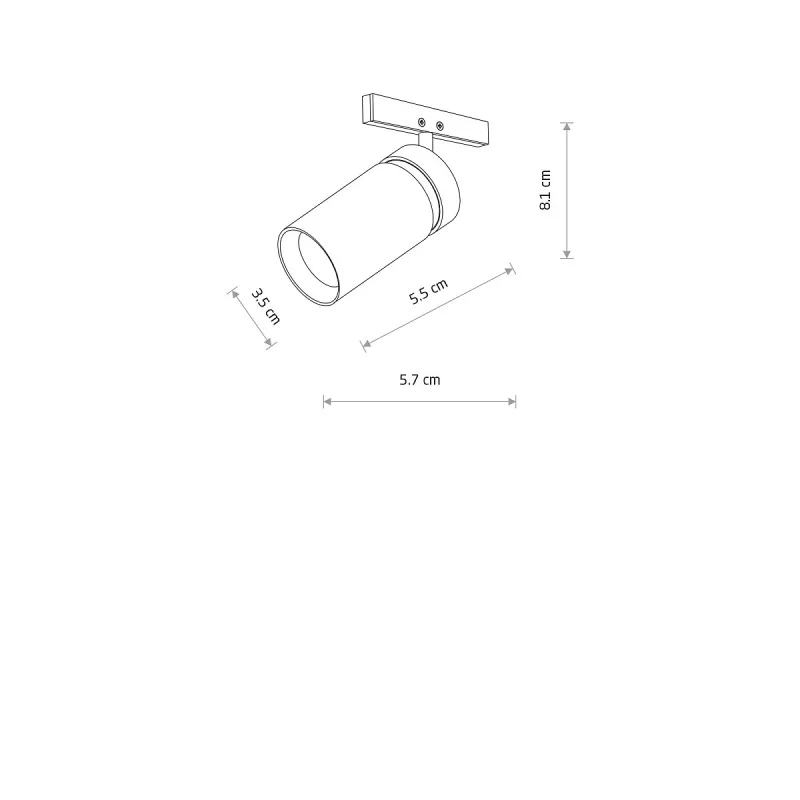 Downlight Șina Magnetică Micro 11714 Nowodvorski, Led