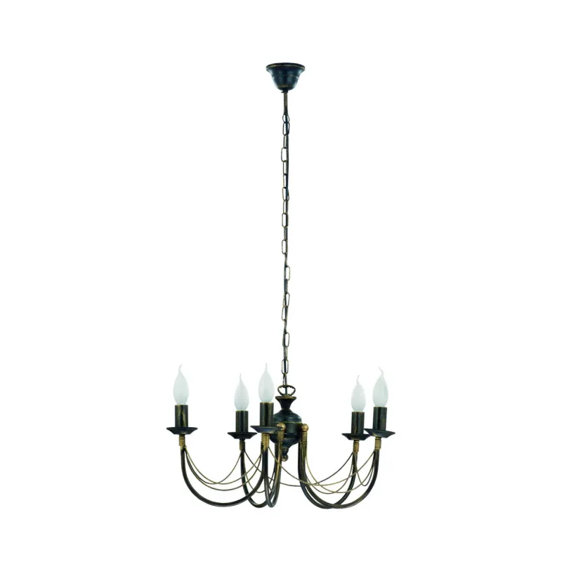 Candelabru Ares 205 Nowodvorski E14, Negru, Polonia