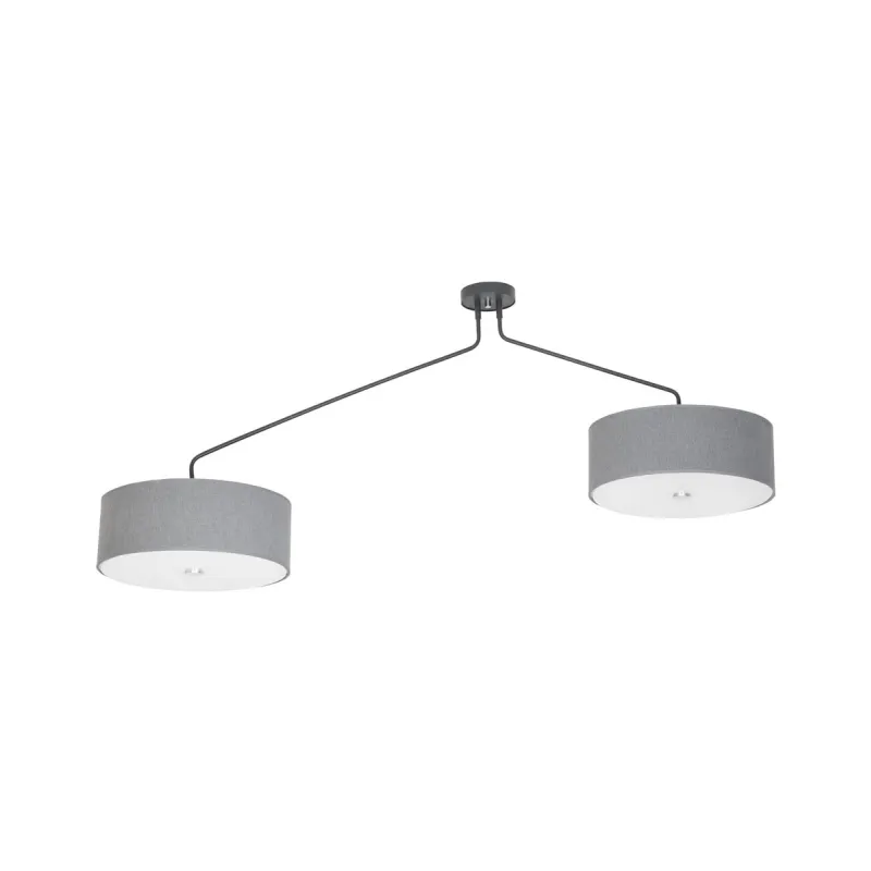 Lustra Plafon Hawk 6541 Nowodvorski E27, Gri, Polonia