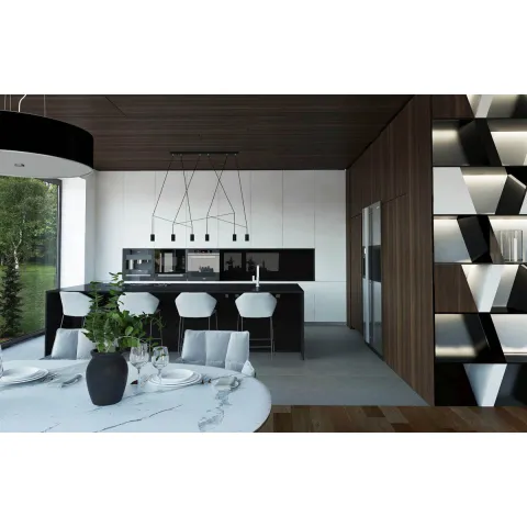 Suspensie Viviane 6774 Nowodvorski E27, Negru, Polonia