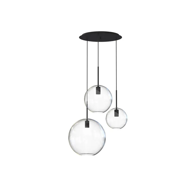 Suspensie Sphere 7788 Nowodvorski E27, Transparent, Polonia