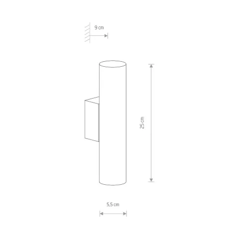 Aplica Eye Wall 8073 Nowodvorski GU10, Alb, Polonia