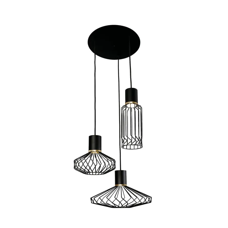 Suspensie Pico 8863 Nowodvorski GU10, Negru, Polonia