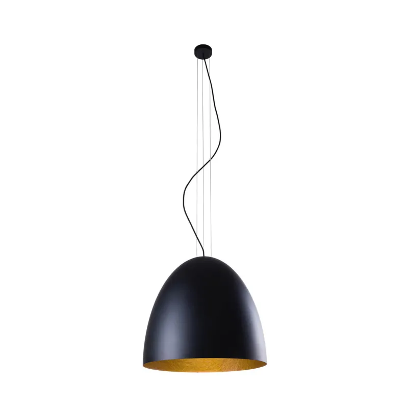 Suspensie Egg L 9024 Nowodvorski E27, Negru, Polonia