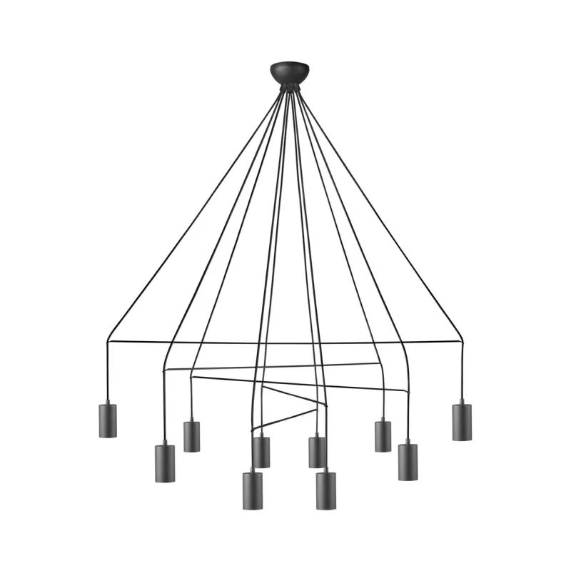 Suspensie Imbria 9680 Nowodvorski GU10, Negru, Polonia