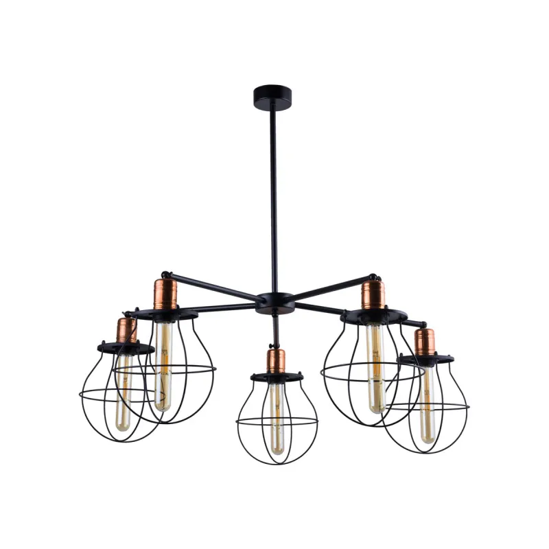Candelabru Manufacture 9738 Nowodvorski E27, Negru, Polonia
