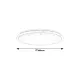 Plafoniera 1510 Leonie Rabalux, Modern, Led, Alb