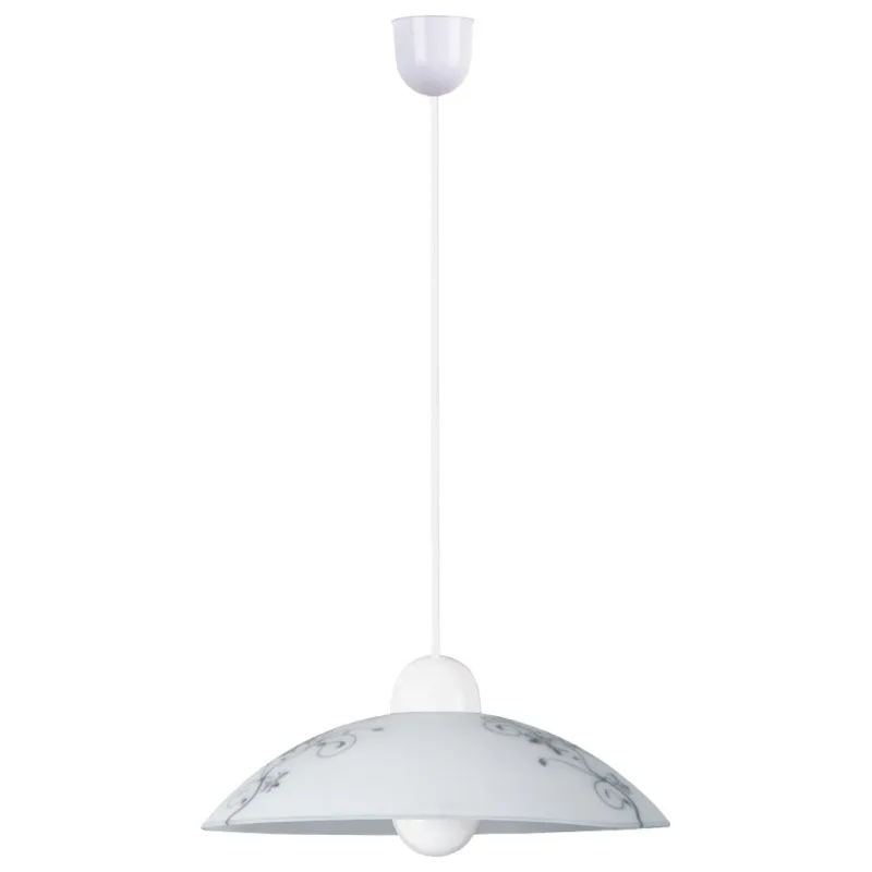 Pendul 1848 Bloomy Rabalux, Clasic, E27, Alb