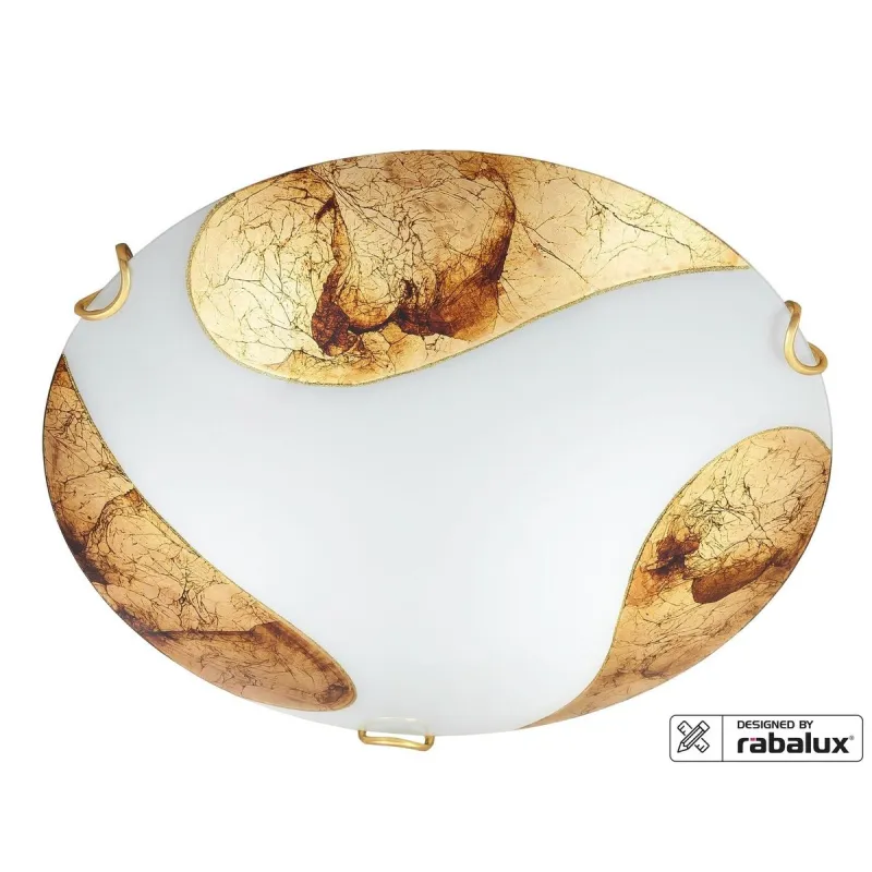 Plafoniera 1941 Art Gold Rabalux, Clasic, E27, Alb