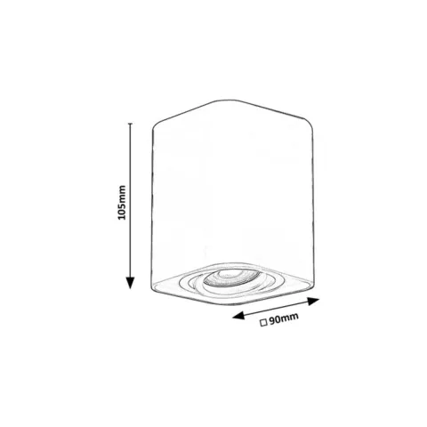 Downlight Aplicat 2050 Kobald Rabalux, Minimalist, Gu10