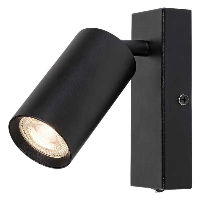 Aplica 2084 Solo Rabalux, Minimalist, Gu10, Negru