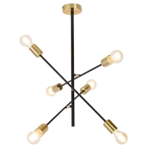 Lustra 2104 Lanny Rabalux, Industrial, E27, Negru
