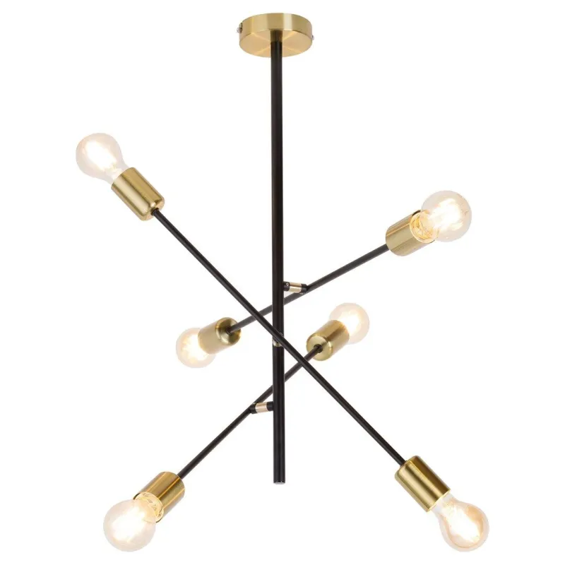 Lustra 2104 Lanny Rabalux, Industrial, E27, Negru