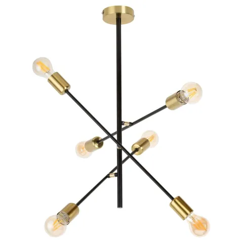 Lustra 2104 Lanny Rabalux, Industrial, E27, Negru