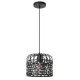 Pendul 2156 Alessandra Rabalux, Vintage-Romantic, E27, Negru-Mat