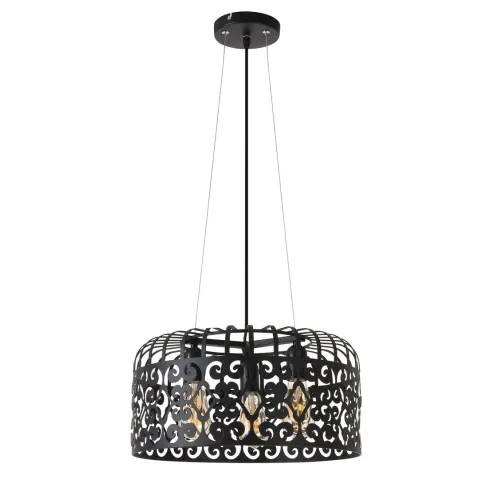 Lustra 2158 Alessandra Rabalux, Vintage-Romantic, E27, Negru-Mat