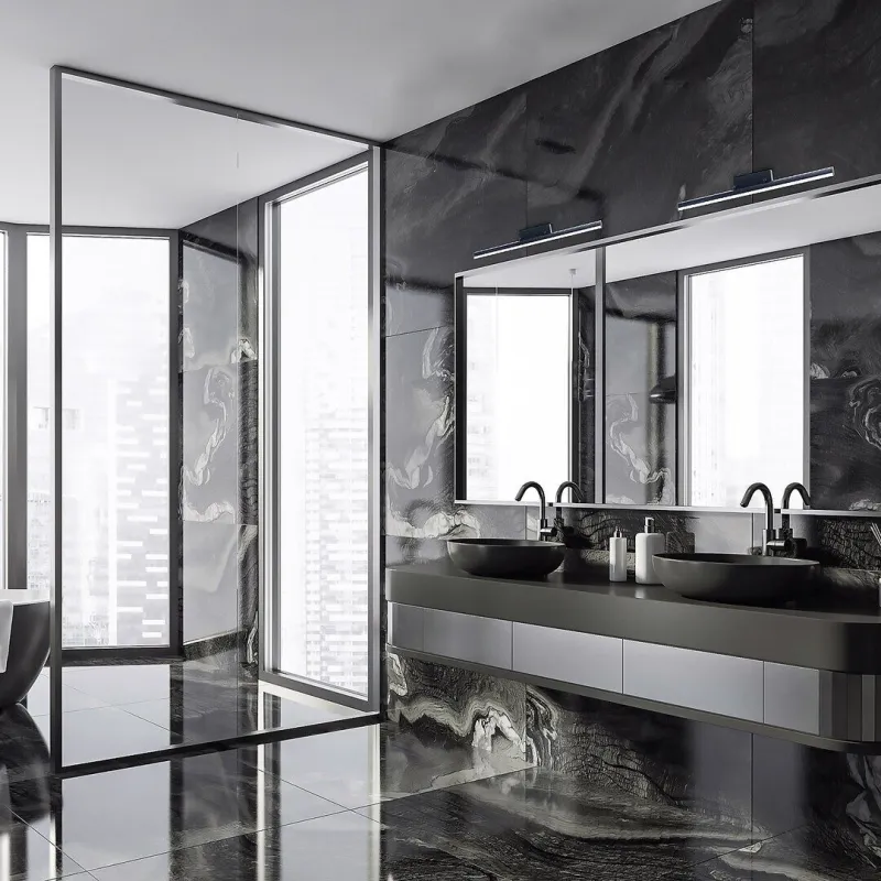 Aplica Baie 2167 Evan Rabalux, Modern, Led, Negru-Mat