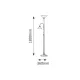Lampadar 2708 Marian Rabalux, Clasic, E27, Bronz