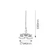 Candelabru 2755 Elisett Rabalux, Clasic, E27, Bronz