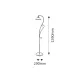 Lampadar 2758 Elisett Rabalux, Clasic, E27, Bronz