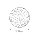 Plafoniera 3852 Harmony Lux Rabalux, Clasic, E27, Crom