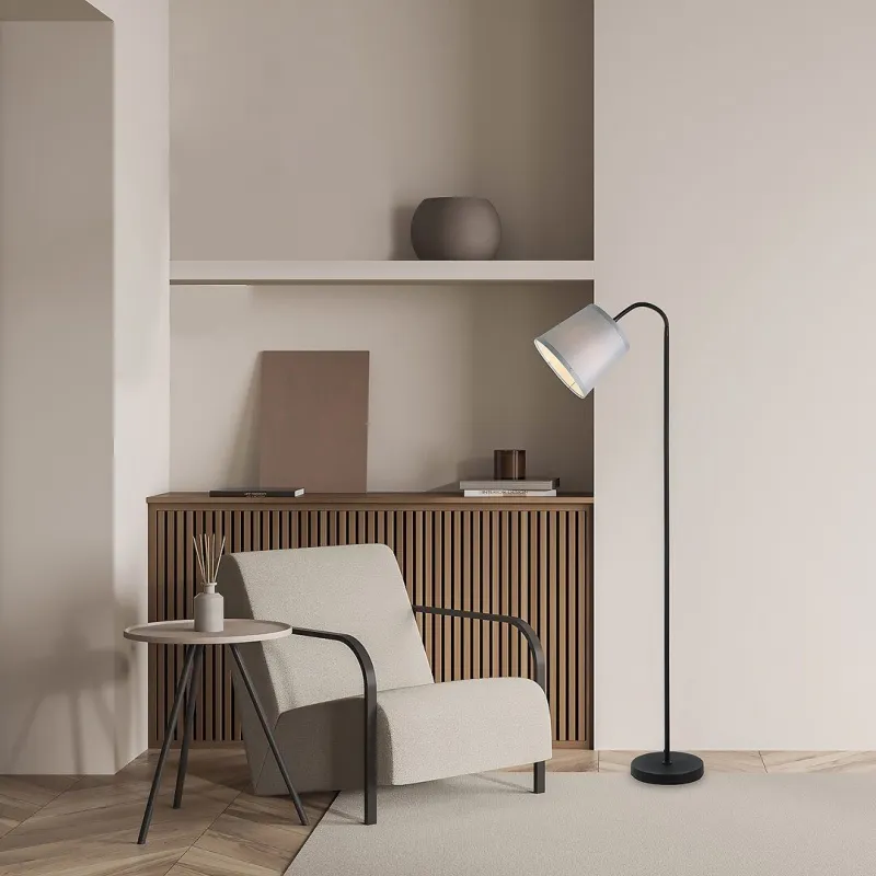 Lampadar 6639 Godric Rabalux, Modern, E27, Negru
