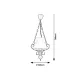 Candelabru 7076 Petronel Rabalux, Clasic, E27, Negru-Mat