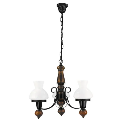 Candelabru 7078 Petronel Rabalux, Clasic, E27, Negru-Mat