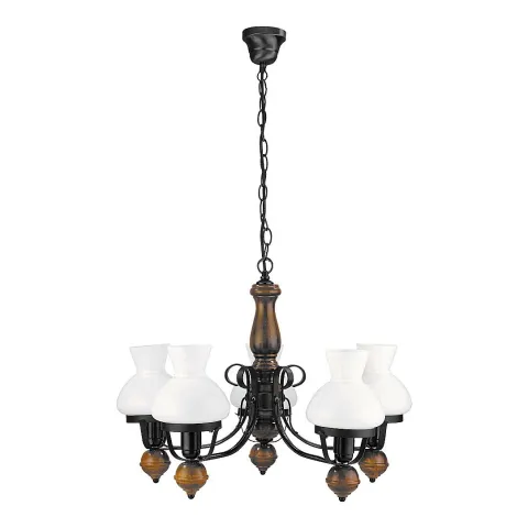 Candelabru 7079 Petronel Rabalux, Clasic, E27, Negru-Mat