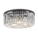 Lustra Plafon 71093 Eloisa Rabalux, Clasic, E27, Negru
