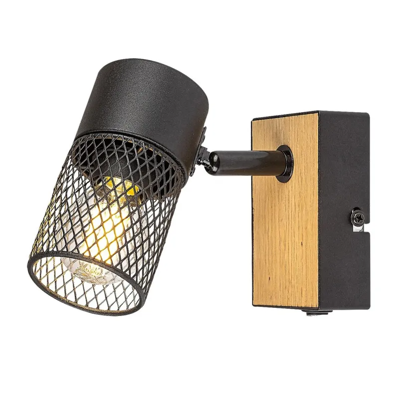 Aplica 71151 Metta Rabalux, Industrial, E14, Stejar