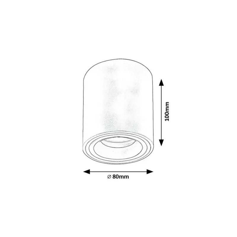 Downlight Aplicat 71162 Kobald Rabalux, Modern, Gu10