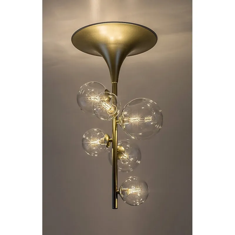 Lustra Plafon 71298 Aslov Rabalux, Modern, G9, Auriu