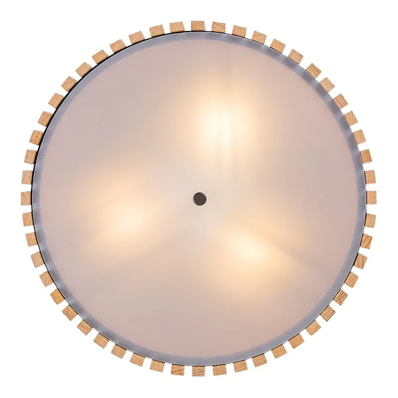 Plafoniera 71420 Noxelle Rabalux, Scandinav, E27, Negru-Mat-Stejar