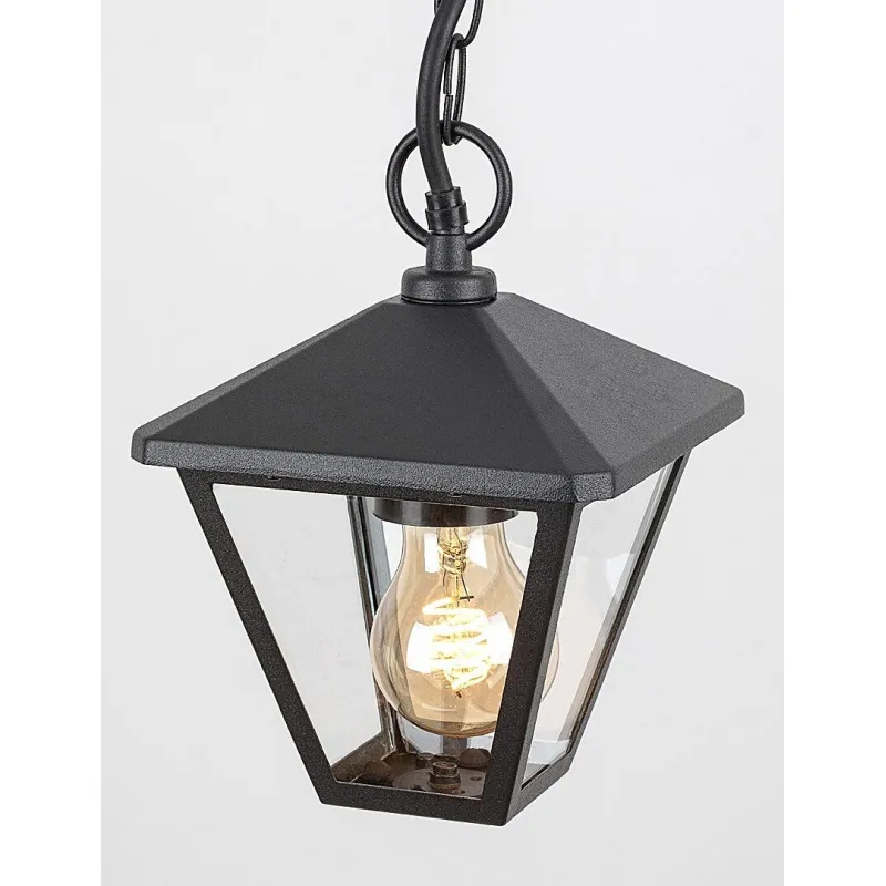 Pendul Exterior 7149 Paravento Rabalux, Clasic, E27, Negru