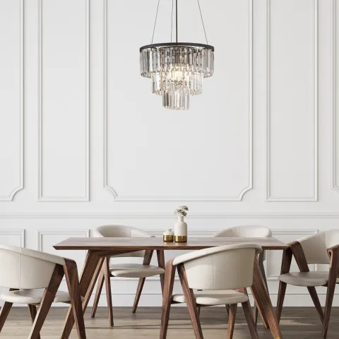 Candelabru 72265 Eloisa Rabalux, Clasic, E27, Negru